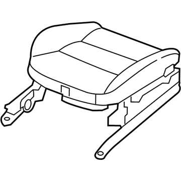 Infiniti 873A2-5DL2C Cushion & Adjuster Assy-Front, RH