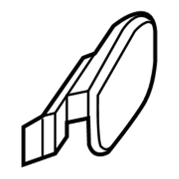 Infiniti 87331-5DA0A Finisher-Cushion, Front Seat Inner RH