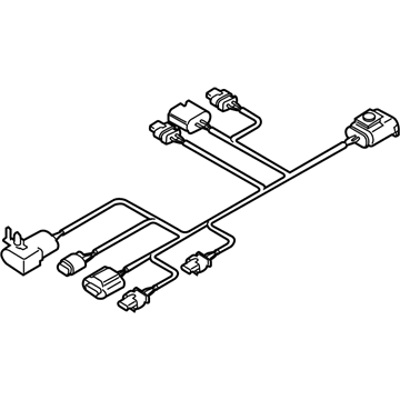BMW 61-12-9-304-728 Set Of Cables, Front Apron