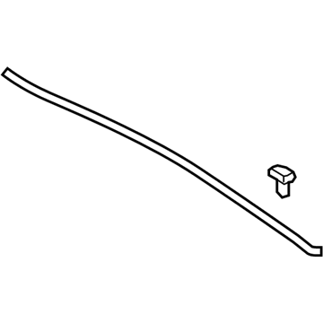 Lexus 53383-06260 Seal, Hood To COWL T