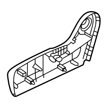 Nissan 87330-6RE0A Finisher-Cushion, Front Seat Outer RH