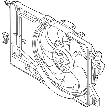 Ford CV6Z-8C607-L Fan Assembly