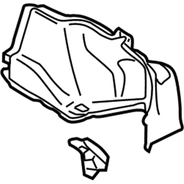 Lexus 64721-30211-C0 Cover, Luggage COMPT
