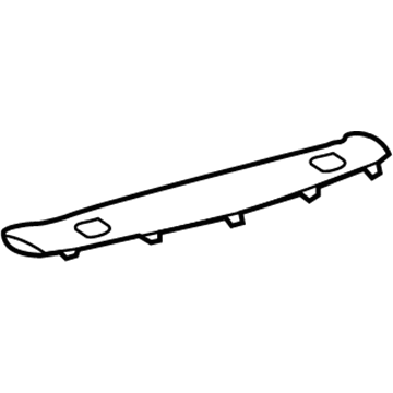 Lexus 64340-30060-A0 Panel Assy, Package Tray Trim, No.2