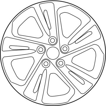 Hyundai 52910-F3350 Wheel Assy-Aluminium