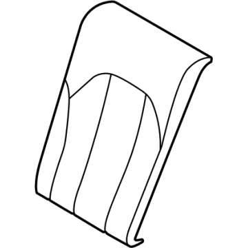 BMW 52-20-5-A0D-101 COVER BACKREST VINYL LEFT