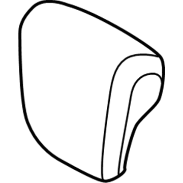 BMW 52-10-7-360-052 Head Rest Cloth