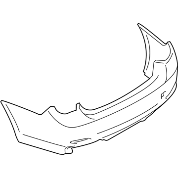 BMW 51-12-7-311-354 Panel, Bumper, Primed, Rear