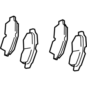 Toyota 04465-02240 Front Pads