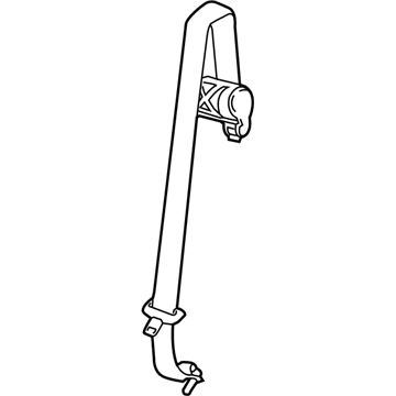 Hyundai 89850-S8500-NNB Rear Seat Belt Assembly, Center