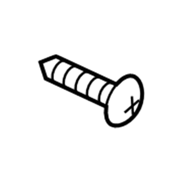 Honda 93903-45520 Screw, Tapping (5X25)