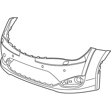 Mopar 68602223AA FASCIA-FRONT