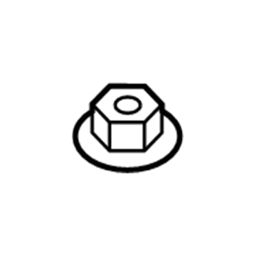 BMW 07-14-6-970-706 Hex Nut With Plate