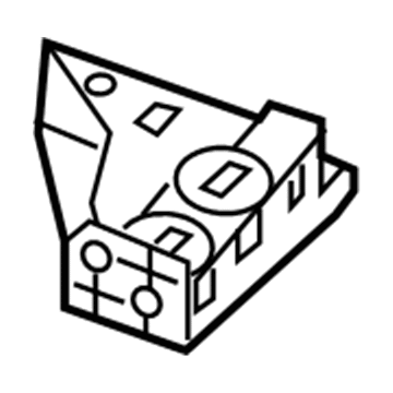 Mopar 68376655AA Bracket-Radiator