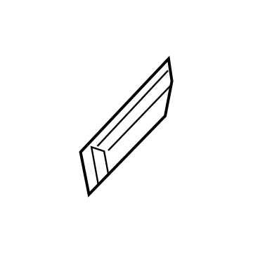 Mopar 68343418AC MOLDING-BED SIDE