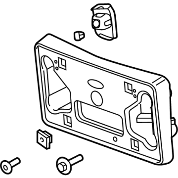 GM 23336514 License Bracket