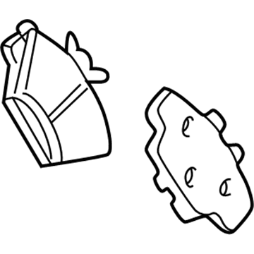 Ford YU2Z-2V001-JA Front Pads
