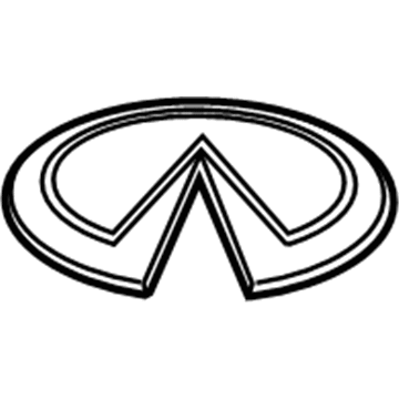 Infiniti 90891-1CA0A Back Door Emblem