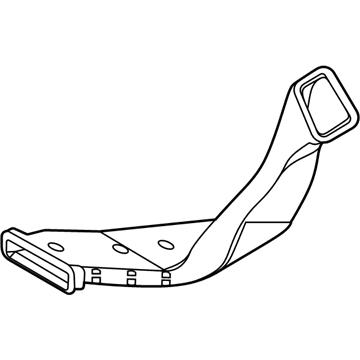 Hyundai 97360-S8000 Duct-Rear Heating, LH