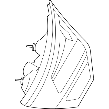 Nissan 26554-6RF1A Body Assy-Rear Combination Lamp, RH
