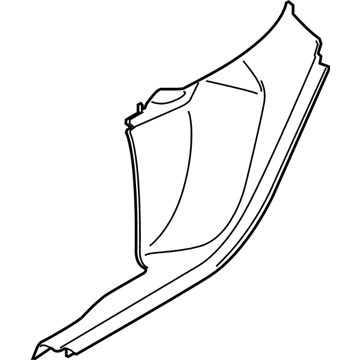 BMW 51-47-7-446-641 Cover Strip, Entrance Rear Left