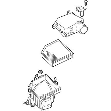 Lexus 17700-36410 Cleaner Assembly, Air W