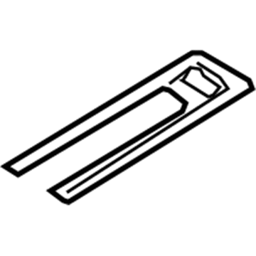 Hyundai 89048-3J000-7Q Foot Cover-2ND Seat Rear Outer, LH