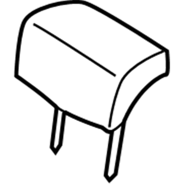 Hyundai 89700-3J000-R7D Headrest Assembly-Rear Seat
