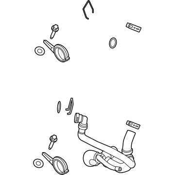 Ford LC3Z-8286-A Lower Hose