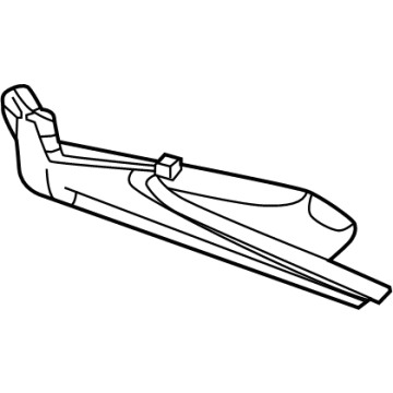 GM 42734619 GUTTER-BODY SI OTR RR PNL DRN