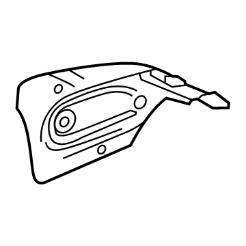 GM 60004012 BRACE-QTR INR PNL