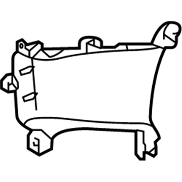 Kia 86575A8000 Air Duct-Front Bumper, L