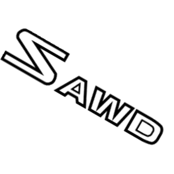 Nissan 90896-CB800 Rear Emblem