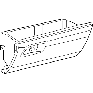 Mopar 7KV741C1AA GLOVE BOX-INSTRUMENT PANEL