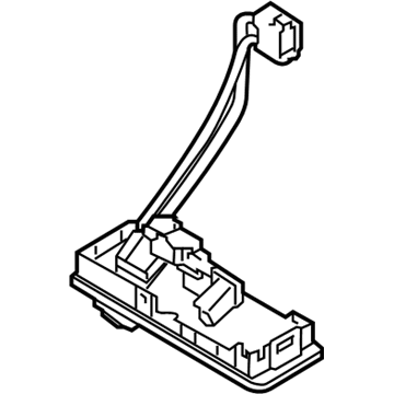 Hyundai 95760-B1000 Rear Camera & Trunk Lid Handle Assembly