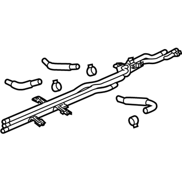 Honda 1J550-5WJ-A00 Pipe Assy., Ipu Side