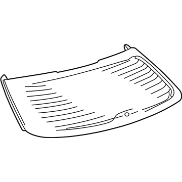 Lexus 68131-53090 Glass, Back Door