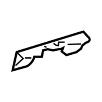 Toyota 66413-12060 Headliner Spacer