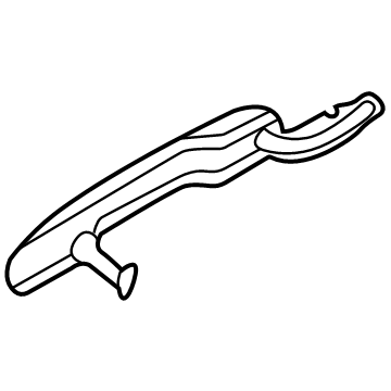 Ford LB5Z-7826605-AA Handle, Outside