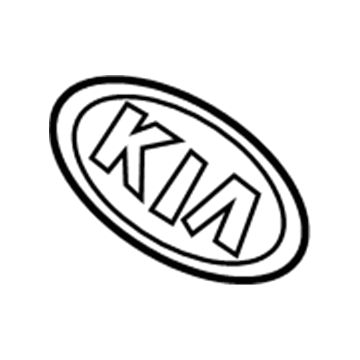 Kia 863534D700 Kia Sub-Logo Assembly