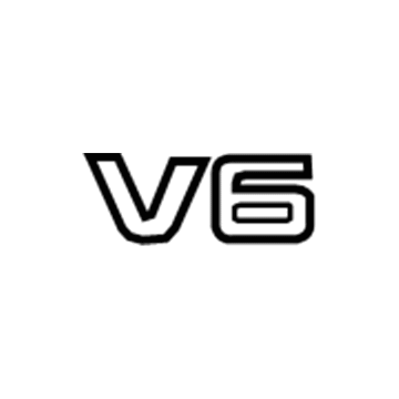 Kia 86323C6000 V6-Emblem
