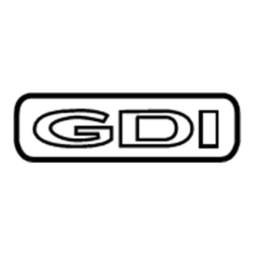 Kia 86311C6010 Gdi Emblem