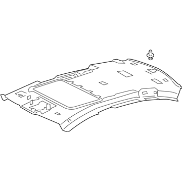 Lexus 63310-06F10-A0 HEADLINING Assembly, ROO
