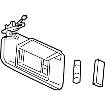 GM 23229119 Sunvisor