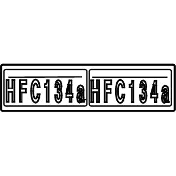 Lexus 88723-06050 Label, Cooler Service