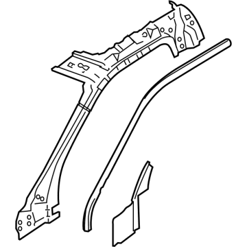 Ford HC3Z-2551186-B RAIL ASY - BODY SIDE - UPPER