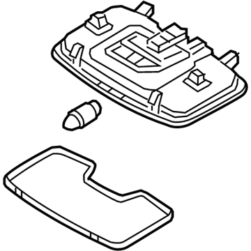 Kia 92850G5100HGC Lamp Assembly-Room