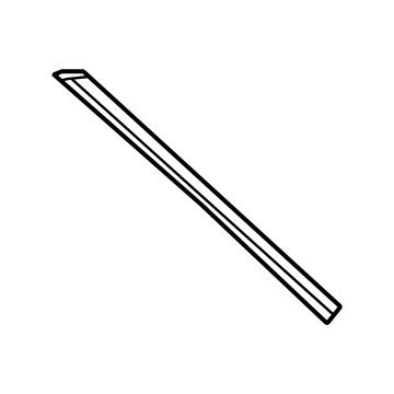 Lexus 75765-F6010 MOULDING, RR DOOR WI