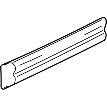 GM 30025216 Molding, Side Rear, RH (On Esn) *Gray