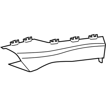 BMW 51-74-7-210-485 Front Left Brake Air Duct